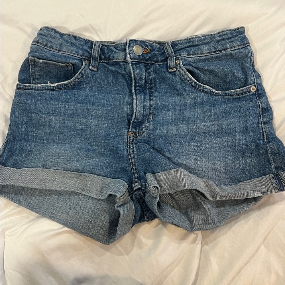 Blue Denim Shorts